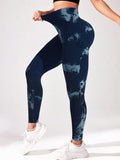 Calça Legging Tie Dye Texturizada Push Up