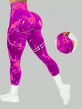 Calça Legging Tie Dye Texturizada Push Up