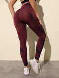Calça Legging Fitness Compressão Estampa Tie Dye