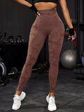 Calça Legging Seamless Estampada Cintura Alta Fitness