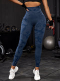Calça Legging Seamless Estampada Cintura Alta Fitness