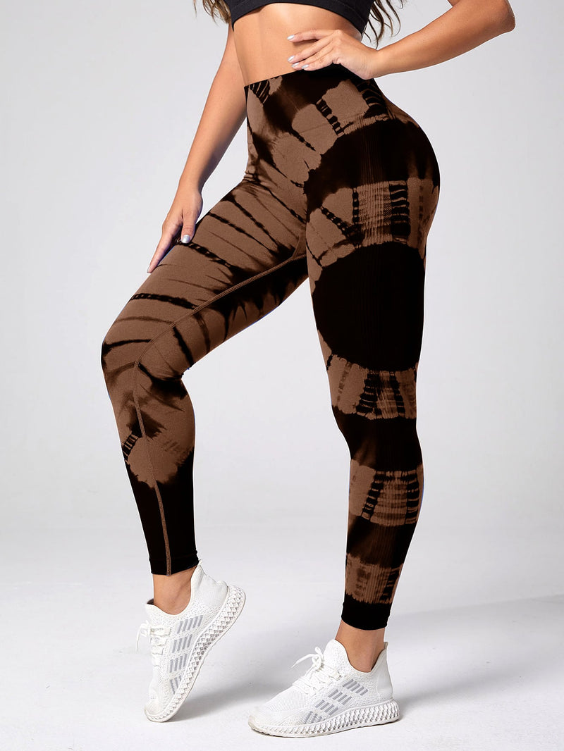 Calça Legging Tie Dye Seamless Empina Bumbum