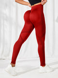 Calça Legging Fitness Sem Costura Cintura Alta Modeladora