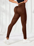 Calça Legging Fitness Sem Costura Cintura Alta Modeladora