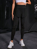 Calça Legging Fitness Com Saia Embutida E Bolso Lateral