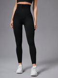 Calça Legging Fitness Cintura Alta Com Zíper