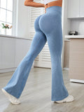 Calça Legging Cintura Cruzada Efeito Levanta Bumbum