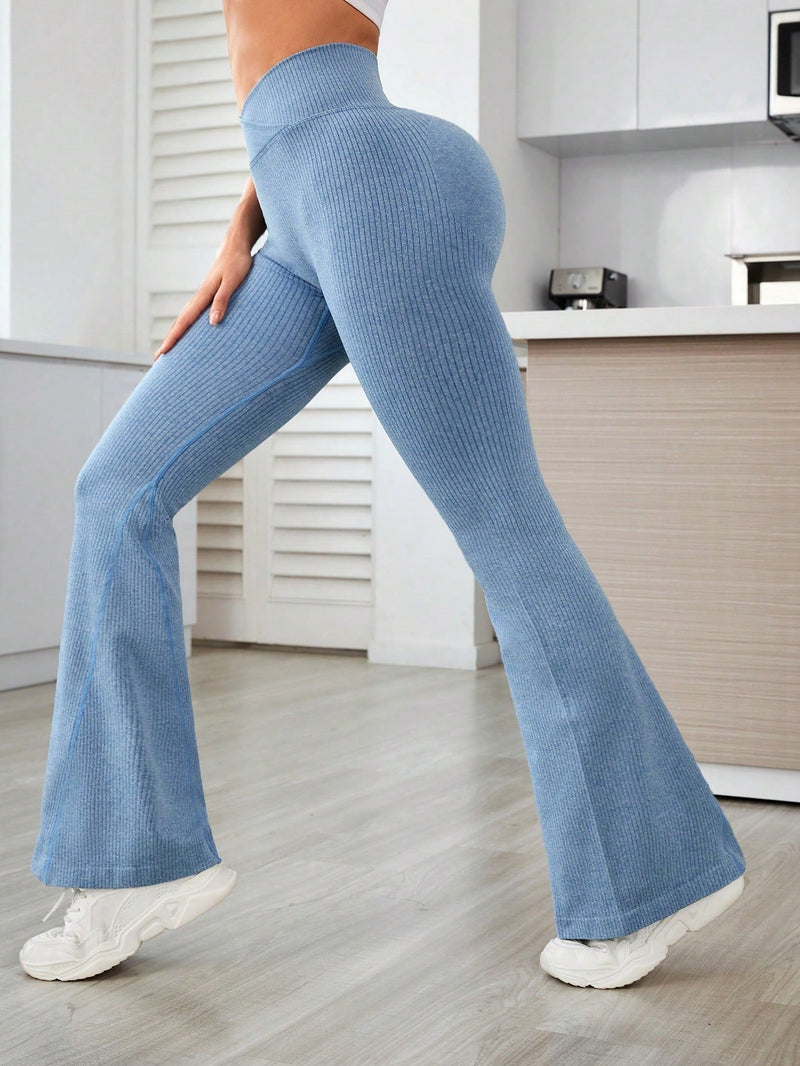Calça Legging Cintura Cruzada Efeito Levanta Bumbum