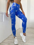 Calça Legging Fitness Estampada Cintura Alta Compressão