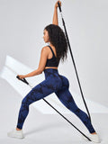 Calça Legging Seamless Tie Dye Com Compressão
