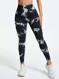 Calça Legging Tie Dye Scrunch Sem Costura