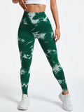 Calça Legging Tie Dye Scrunch Sem Costura