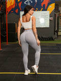 Calça Legging Suplex Cintura Alta V Cut Modeladora