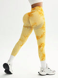 Calça Legging Fitness Compressão Estampa Tie Dye