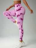 Calça Legging Tie Dye Scrunch Sem Costura