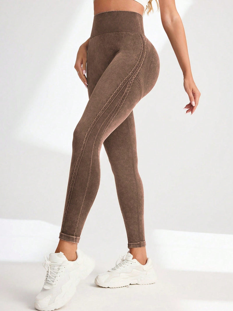 Calça Legging Seamless Cintura Alta Estonada