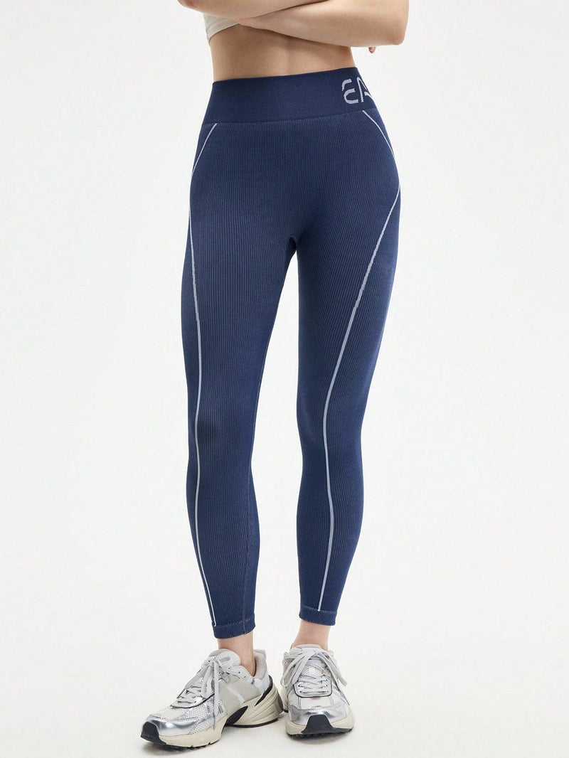 Calça Legging Feminina Sem Costura Cintura Alta Compressiva