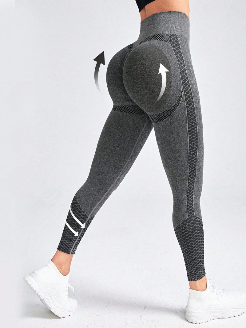 Calça Legging Texturizada Sem Costura Push Up