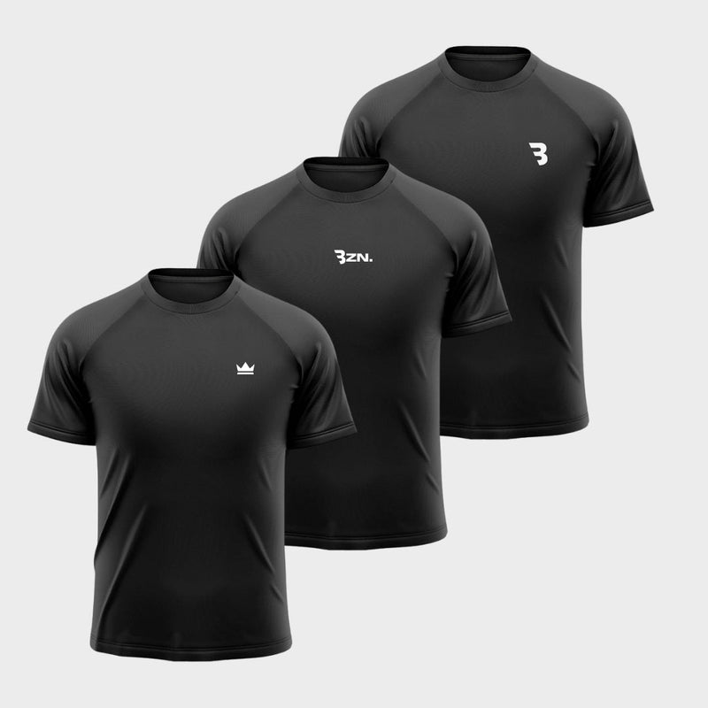 '- KIT 3 Camisetas Tech Dry-Fit™ BZN