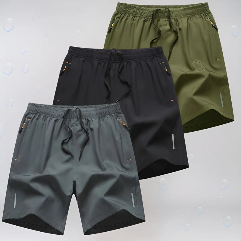Kit 3 Bermudas Esportiva Short Masculino Para Corrida e Academia