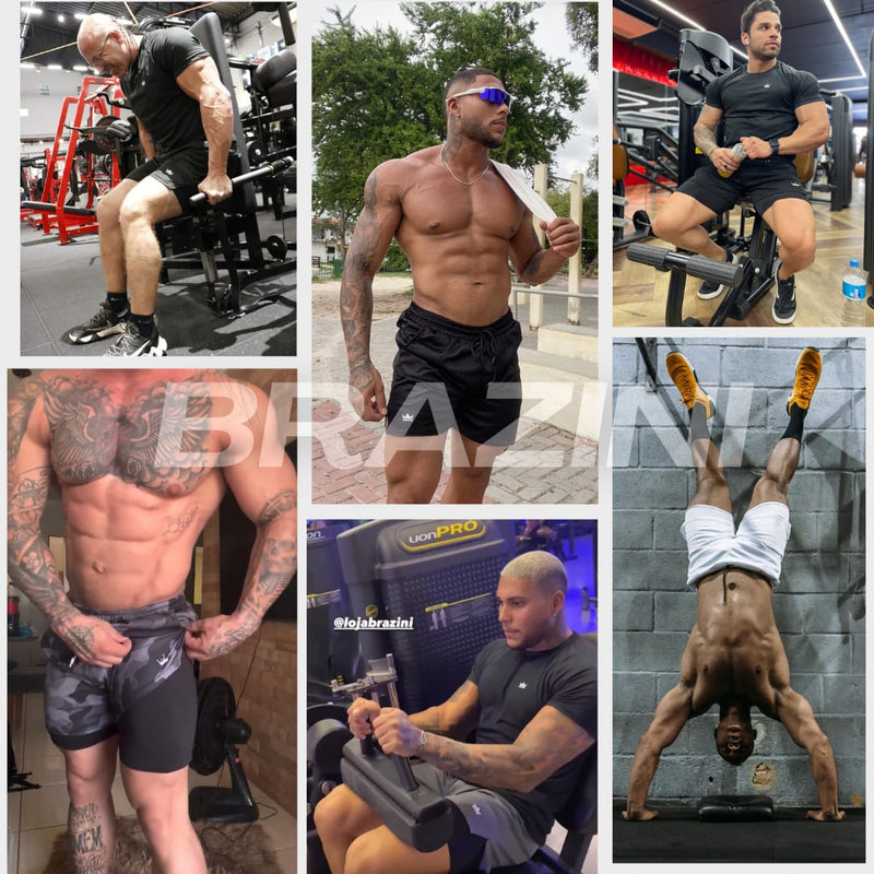 '- Kit Shorts Dry-Fit™ de Compressão BZN - COMPRE 2 LEVE 4