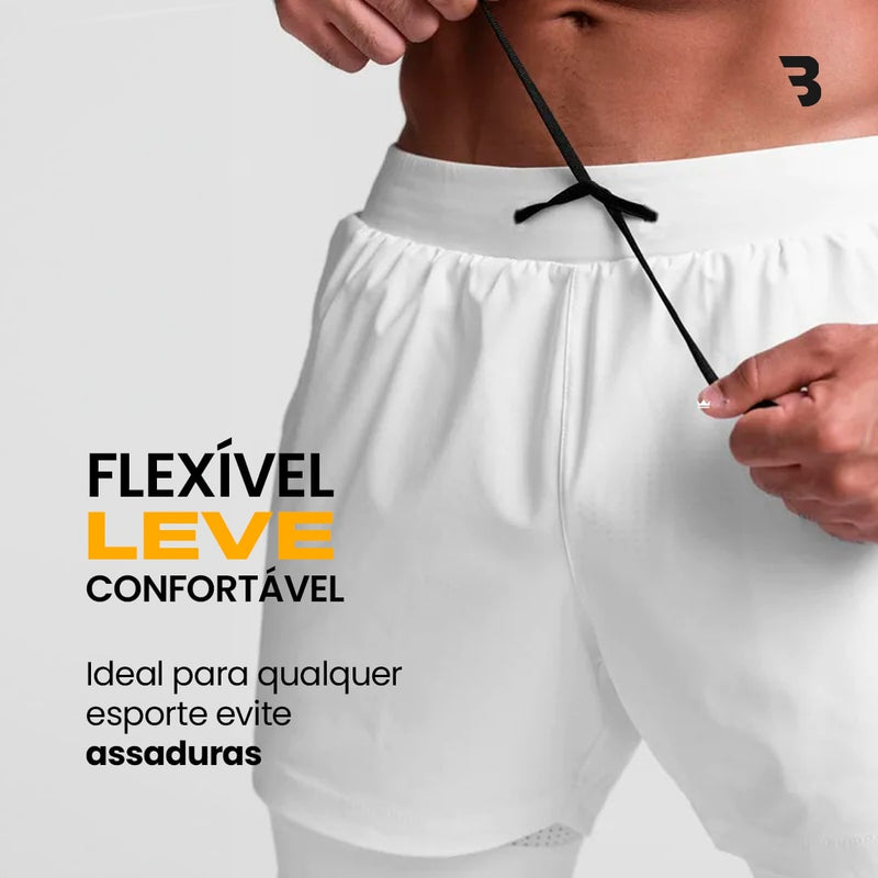'- Kit Shorts Dry-Fit™ de Compressão BZN - COMPRE 2 LEVE 4