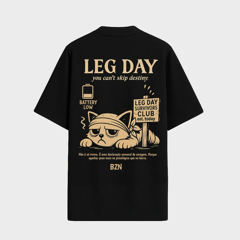 Camiseta Oversized BZN - LEG DAY