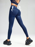 Calça Legging Empina Bumbum Com Recortes E Secagem Rápida