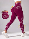 Calça Legging Tie Dye Seamless Com Compressão