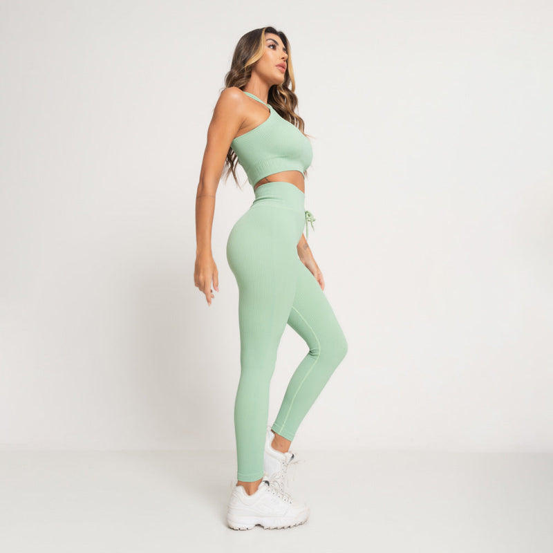 Conjunto Fitness Seamless Touchform Verde CO450/1