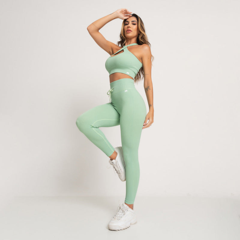 Conjunto Fitness Seamless Touchform Verde CO450/1