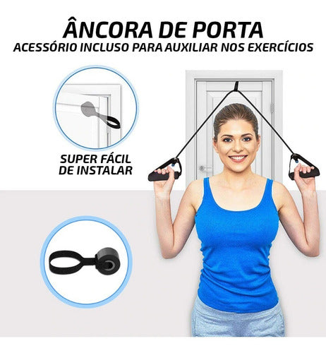 Elastico Exercicios Saude Corpo Fit Academia Treino Extensor