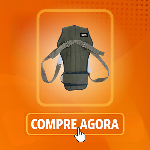 Colete Cinta Corretor Postural Arruma Postura Costas Coluna