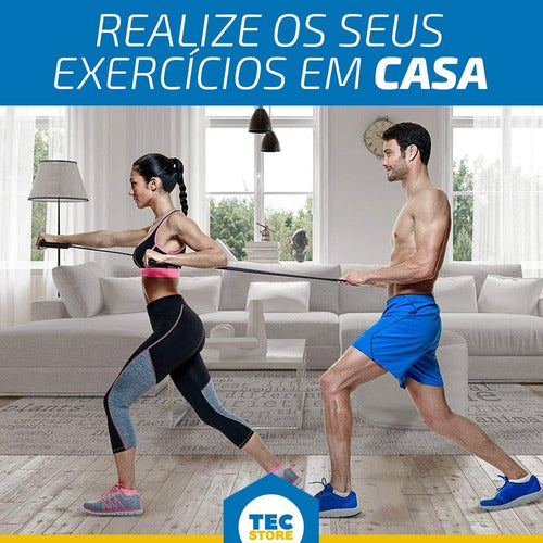 Elastico Exercicios Saude Corpo Fit Academia Treino Extensor