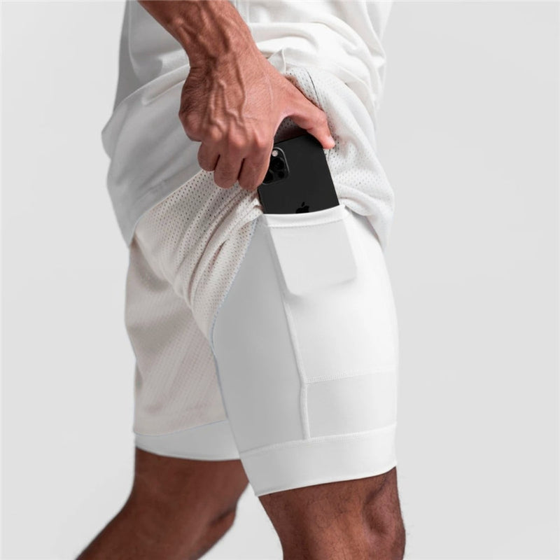 '- Kit Campeão: 2 Shorts Dry-Fit™ de Compressão + 2 Camisetas Tech DryFit™ BZN