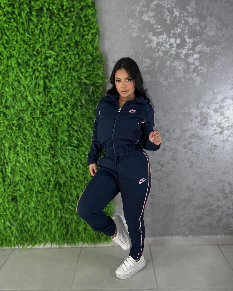 Conjunto Moletom Flanelado Nike Original