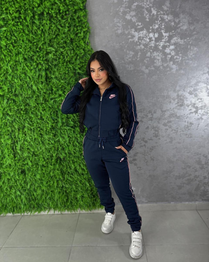 Conjunto Moletom Flanelado Nike Original