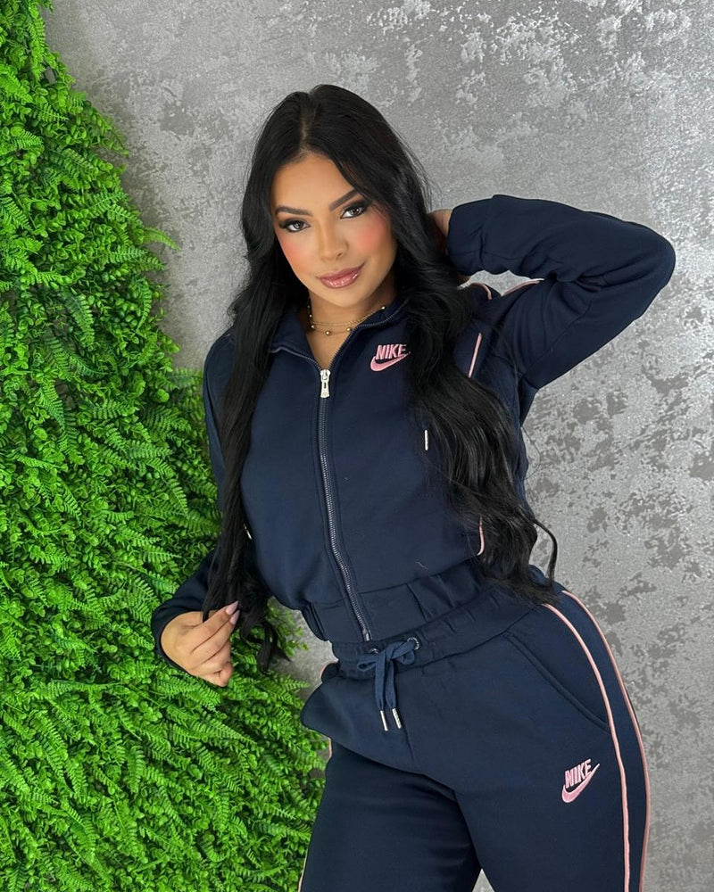 Conjunto Moletom Flanelado Nike Original