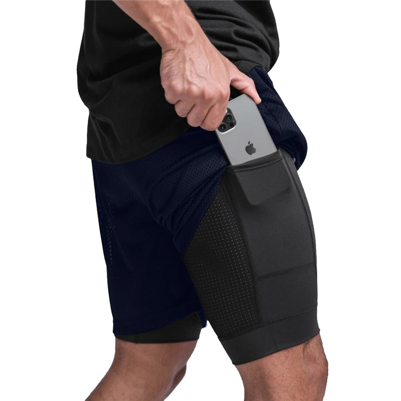 '- Kit Shorts Dry-Fit™ de Compressão BZN - COMPRE 2 LEVE 4