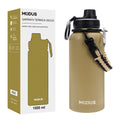 Modus Garrafa Térmica De Água Isolada 1000ml Quente & Frio De Aço Inox Com Alça