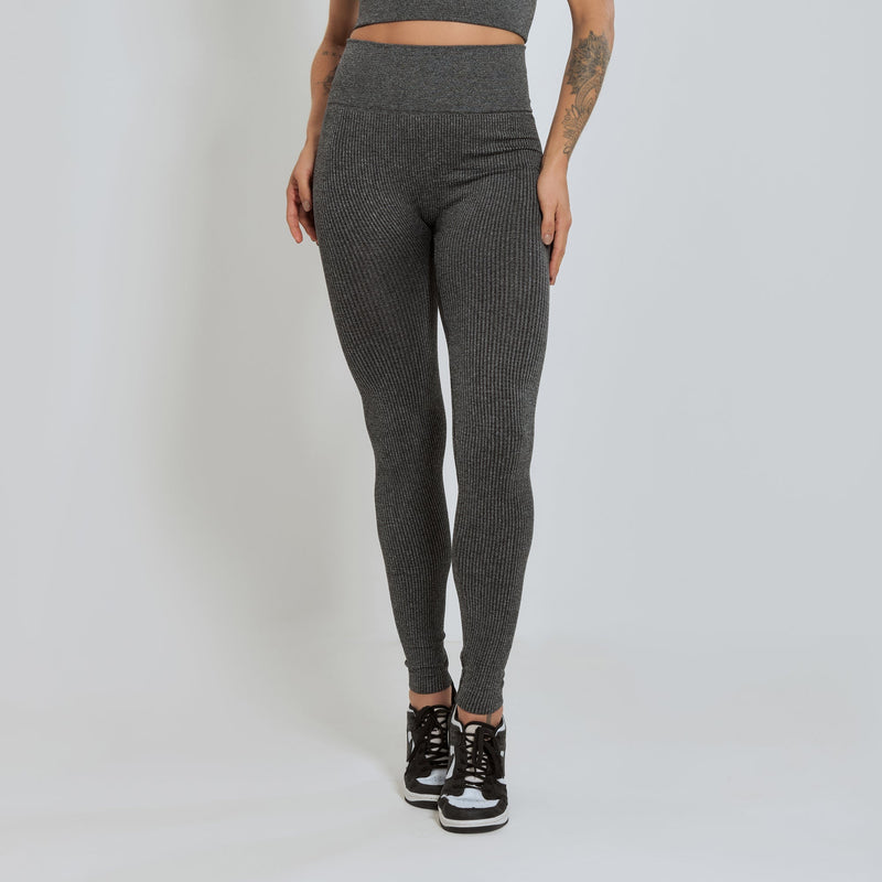 Conjunto Fitness sem Costura Nadador Cinza CO427