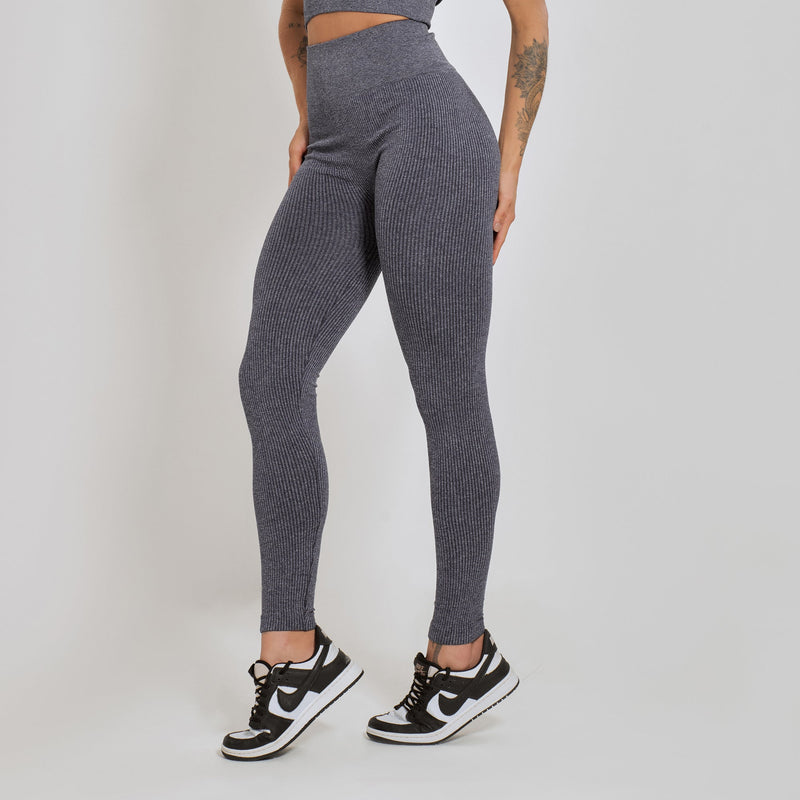 Conjunto Fitness sem Costura Nadador Marinho CO425