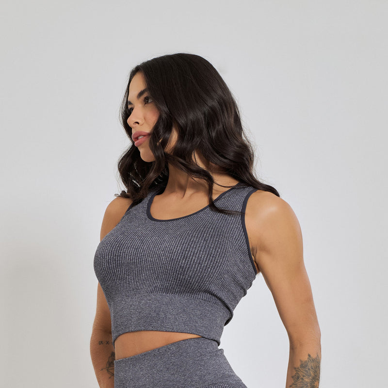 Conjunto Fitness sem Costura Nadador Marinho CO425