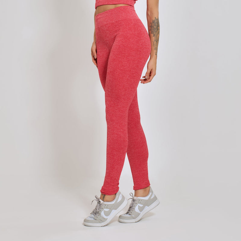 Conjunto Fitness sem Costura Nadador Vermelho CO428