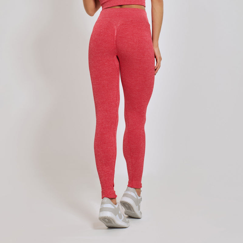Conjunto Fitness sem Costura Nadador Vermelho CO428