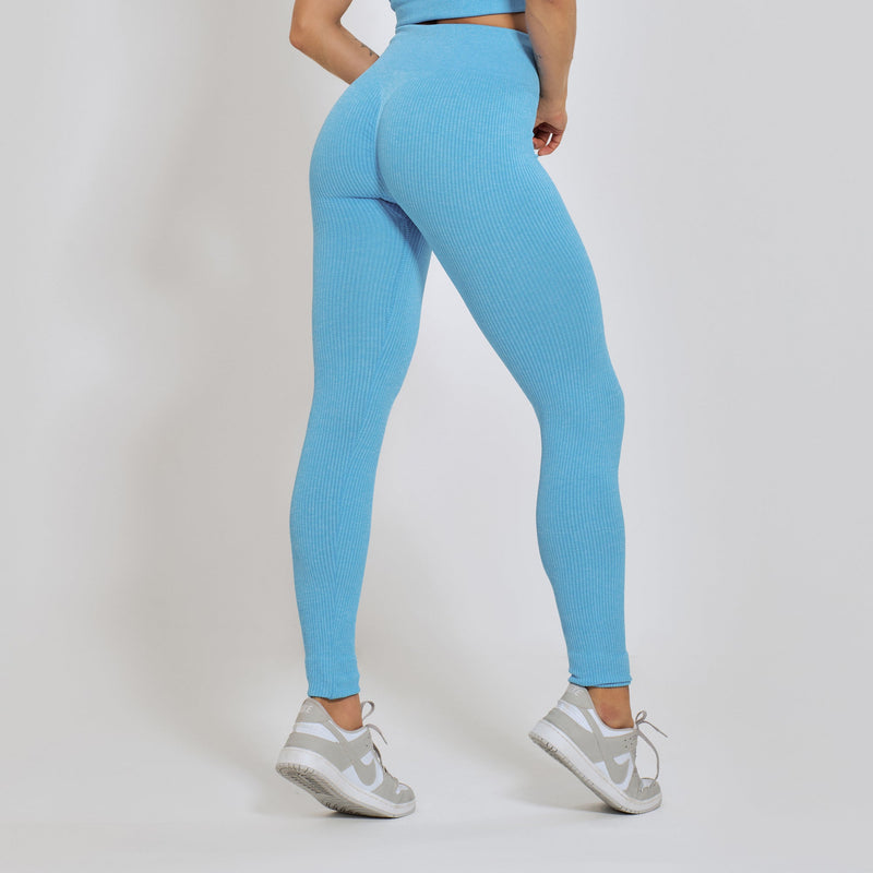 Conjunto Fitness sem Costura Nadador Azul CO424