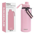 Modus Garrafa Térmica De Água Isolada 1000ml Quente & Frio De Aço Inox Com Alça